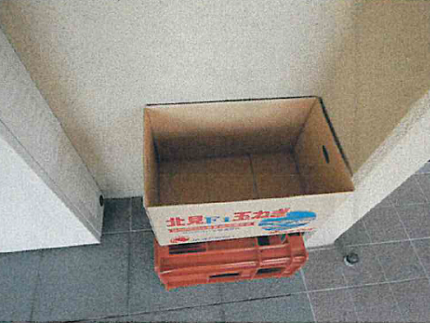 アパート定期清掃　ゴミ収集　清掃後
