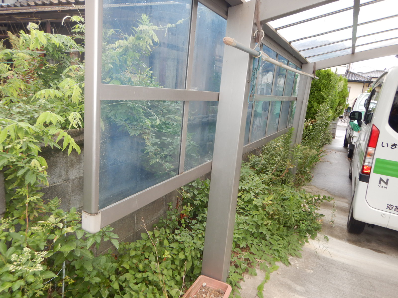 【郡山市】個人様宅除草作業事例 　作業前03